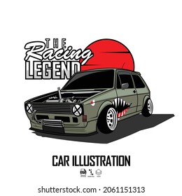 FORMATO DE ILUSTRACIÓN DE COCHES LISTO EPS 10