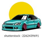 car illustration vector design graphic idea