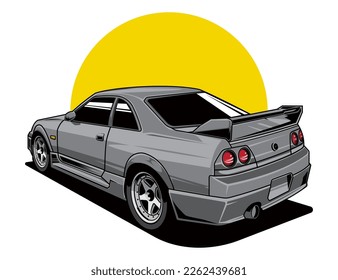 car illustration vector design graphic idea