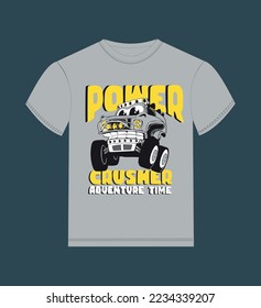 car illustration vector for t shirt design concept