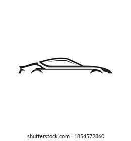 Car Illustrations Luxurious Elegant Line Art Stock Vector (Royalty Free ...