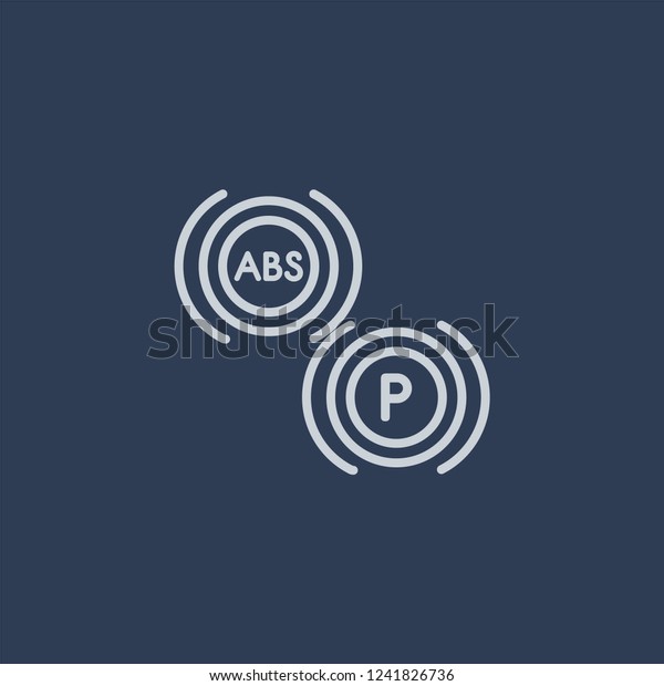 car indicator icon. car indicator linear
design concept from Car parts collection. Simple element vector
illustration on dark blue
background.