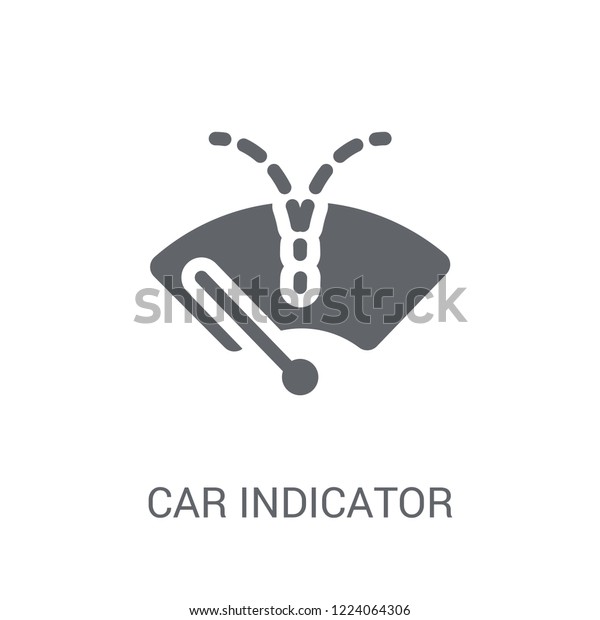 car indicator icon. Trendy\
car indicator logo concept on white background from car parts\
collection. Suitable for use on web apps, mobile apps and print\
media.