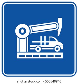 Car industry icon design,clean vector
