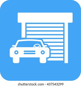 Car infront of Garage