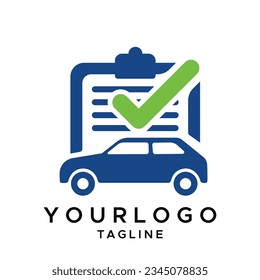 Autoinspektionsvektor, Auto-Check-Logo 