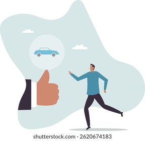 Car insurance or automobile protection, vehicle safety guard or assurance cover for transportation accident,character for design.