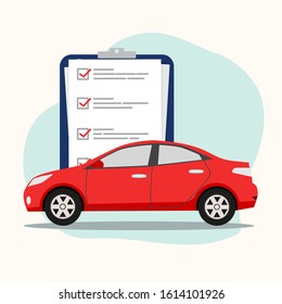 Car Insurance Concept Vector Illustration Stock Vector (Royalty Free ...