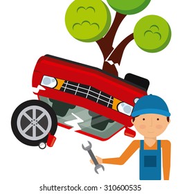 car insurance design, vector illustration eps10 graphic 