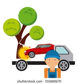 car insurance design, vector illustration eps10 graphic 