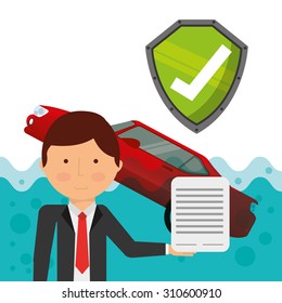 car insurance design, vector illustration eps10 graphic 