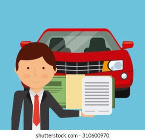 car insurance design, vector illustration eps10 graphic 