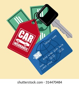 car insurance  design, vector illustration eps10 graphic 