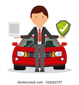 car insurance design, vector illustration eps10 graphic