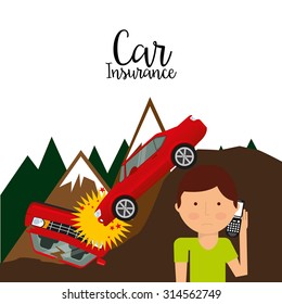 car insurance design, vector illustration eps10 graphic 