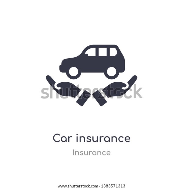 car insurance icon. isolated car\
insurance icon vector illustration from insurance collection.\
editable sing symbol can be use for web site and mobile\
app