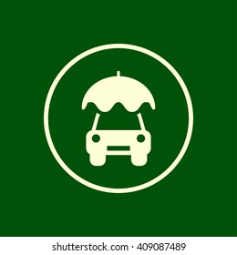 car insurance icon. vector eps10 icon
