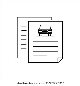 car insurance icon white background.