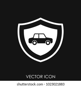 Car insurance icons