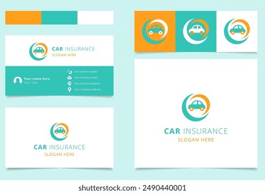 Car insurance logo perfect for an insurance company specializing in cars