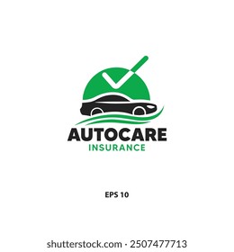 CAR INSURANCE LOGO VECTOR TEMPLATE EPS 10