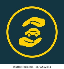 Car Insurance trendy vector art design fascinating amazing design colorful useful illustration.eps