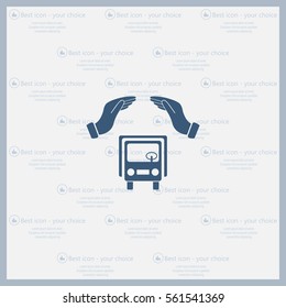 Car Insurance web icon. vector design