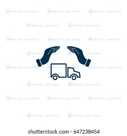 Car Insurance web icon. vector design