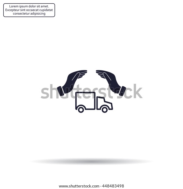 Car Insurance web icon.\
vector design