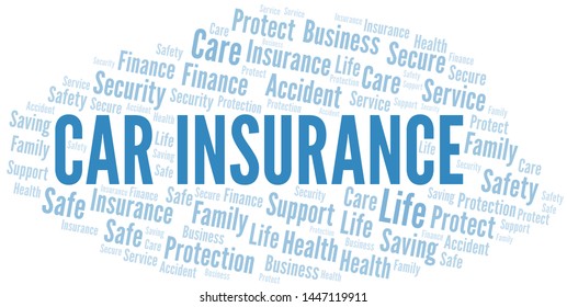 Car Insurance Word Cloud Vector Made Stock Vector (Royalty Free ...