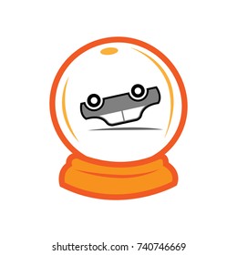 Car insurance-Car accident in the magic ball
