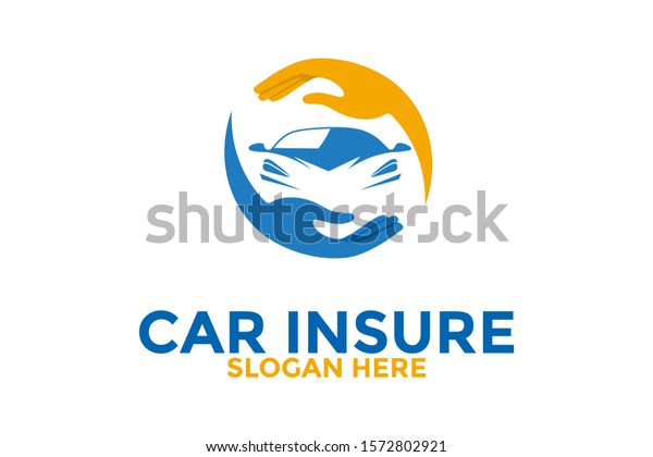 Car Insure logo\
design , logo template\
vector