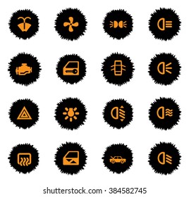 car interface color icon for web site