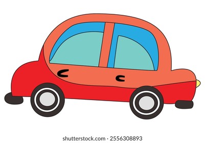 Car isolated on a white background