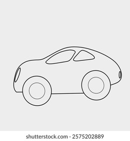 car isolated on white background