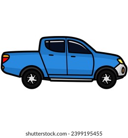 car isolated on white emote sticker