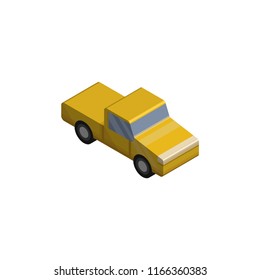 car isometric vector icon