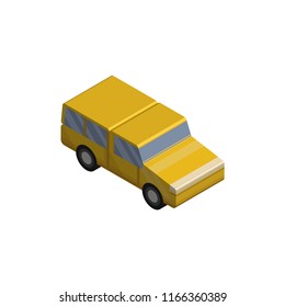 car isometric vector icon