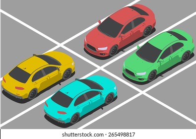 Car for Isometric world