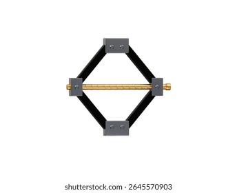 car jack icon 3d illustration render