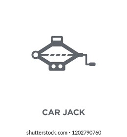 car jack icon. car jack design concept from Car parts collection. Simple element vector illustration on white background.