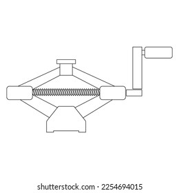 car jack icon vector illustration design