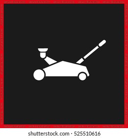 Car jack icon vector illustration eps10.