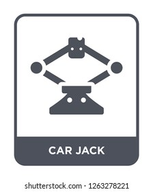 car jack icon vector on white background, car jack trendy filled icons from Car parts collection, car jack simple element illustration