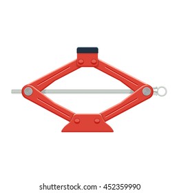 Car jack service equipment vector illustration idolated on a white background