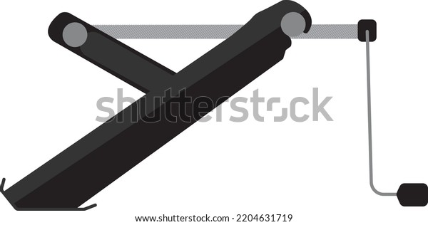 Car Jack Tool Vector Illustration Stock Vector (Royalty Free ...