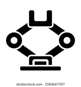 car jack Vector glyph icon Design 