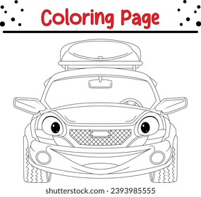 car jeep coloring page page for children