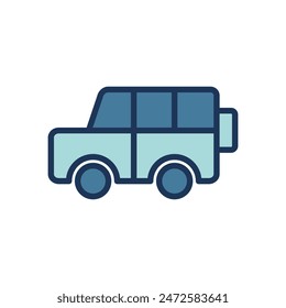 car, jeep icon symbol vector template 