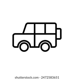 car, jeep icon symbol vector template 